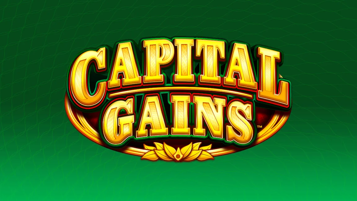 The promotional header for Capital Gains, an online slot game on Betty.ca.