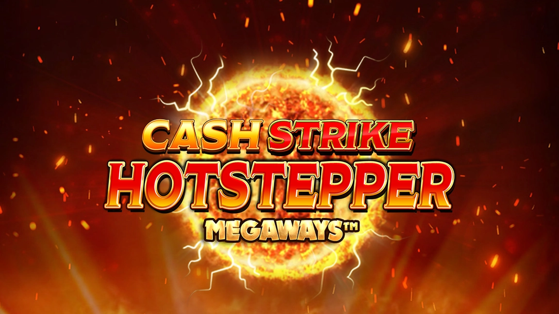 The promotional header for Cash Strike Hotstepper Megaways, an online slot game on Betty.ca.