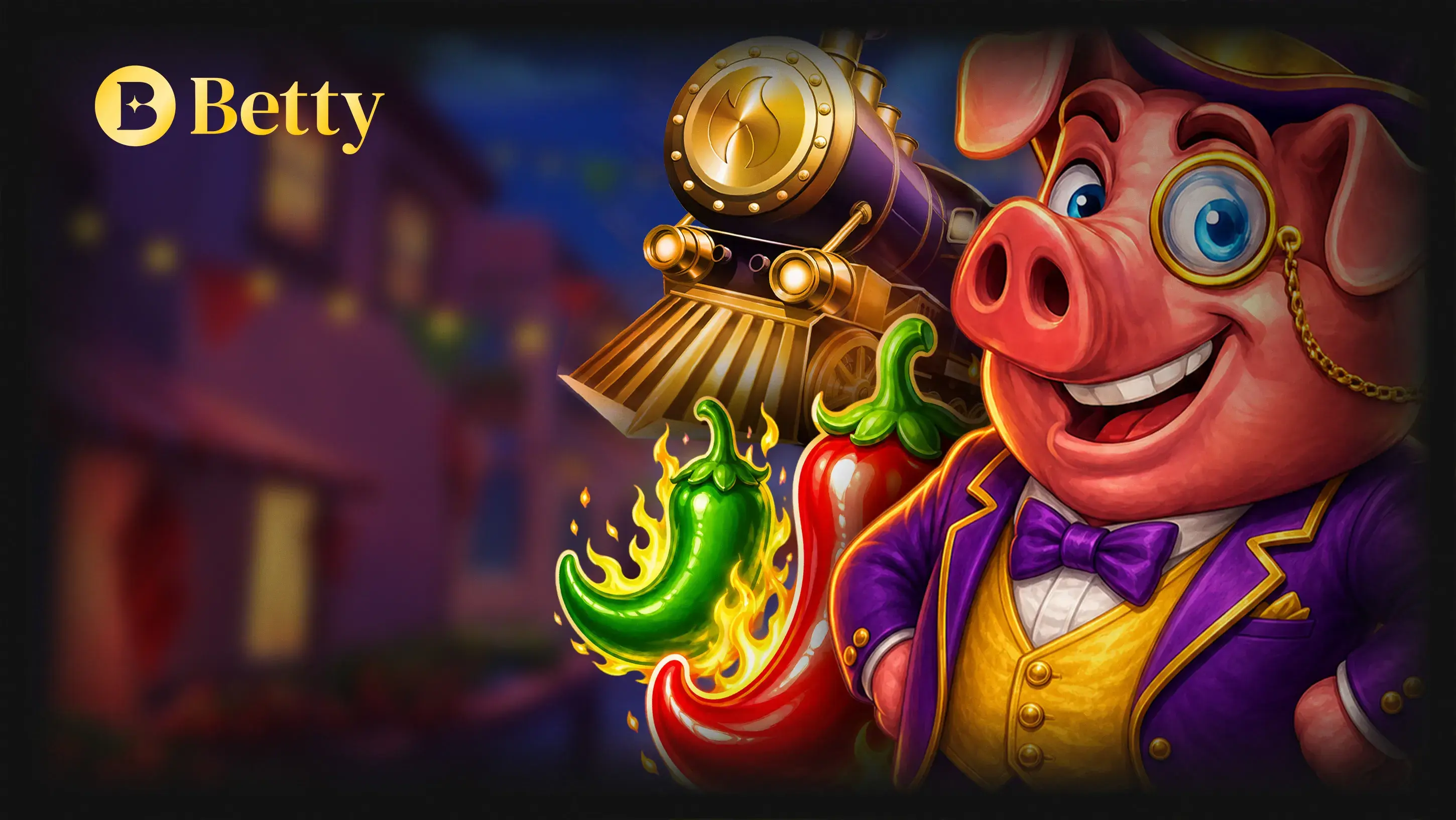 A promotional header for undefined, one of the slot game providers or categories available on Betty.ca.