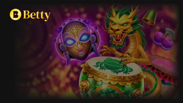 A promotional header for undefined, one of the slot game providers or categories available on Betty.ca.