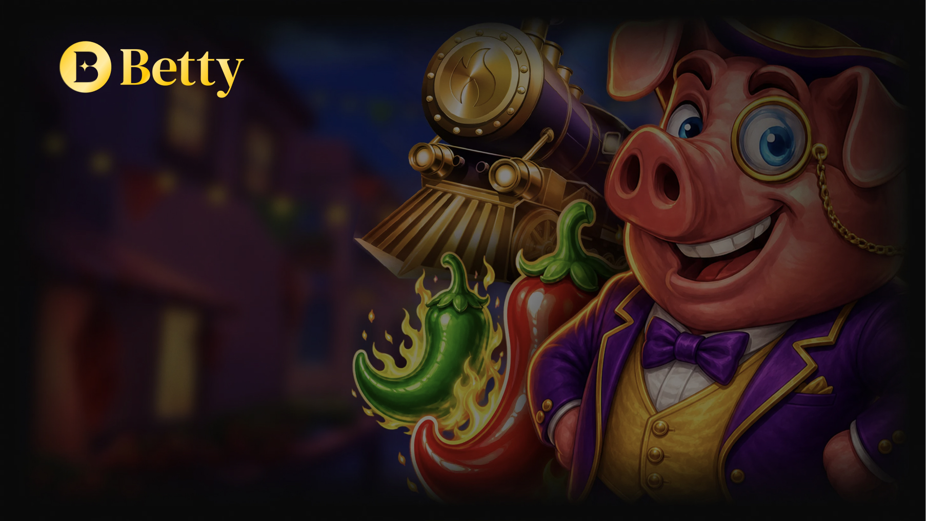 A promotional header for undefined, one of the slot game providers or categories available on Betty.ca.