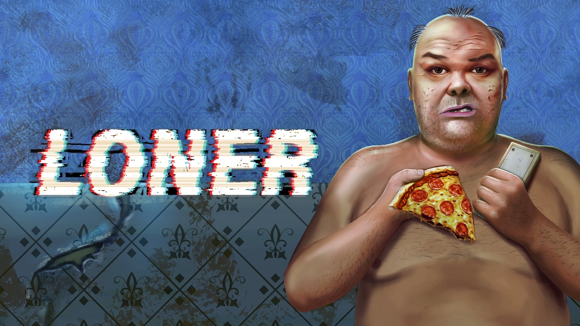 The promotional header for Loner, an online slot game on Betty.ca.