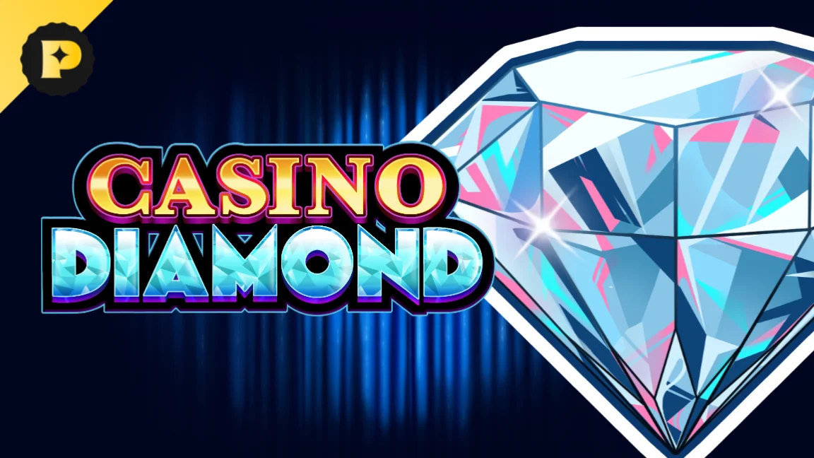 The promotional header for Casino Diamond, an online slot game on Betty.ca.