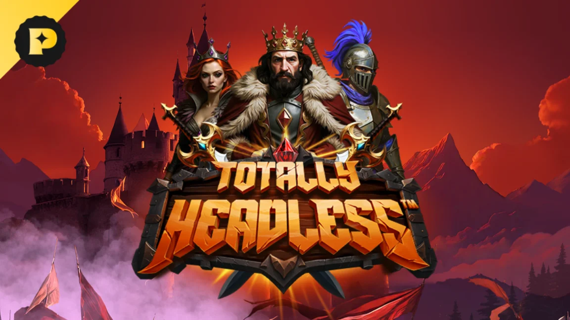 The promotional header for Totally Headless™, an online slot game on Betty.ca.