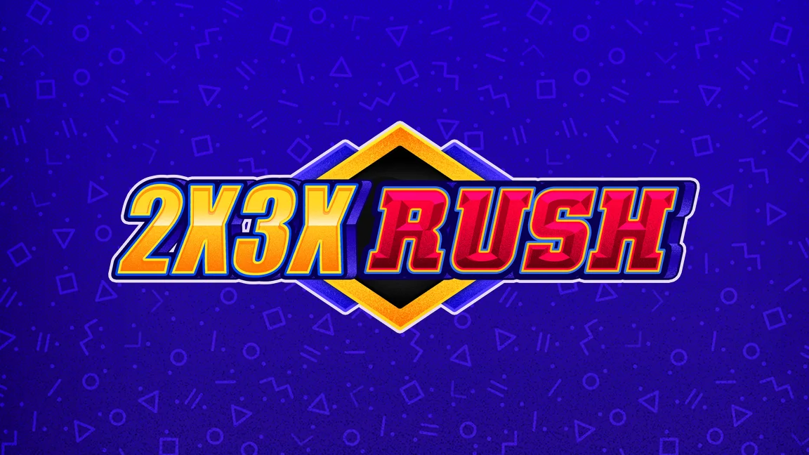 The promotional header for 2x 3x Rush, an online slot game on Betty.ca.
