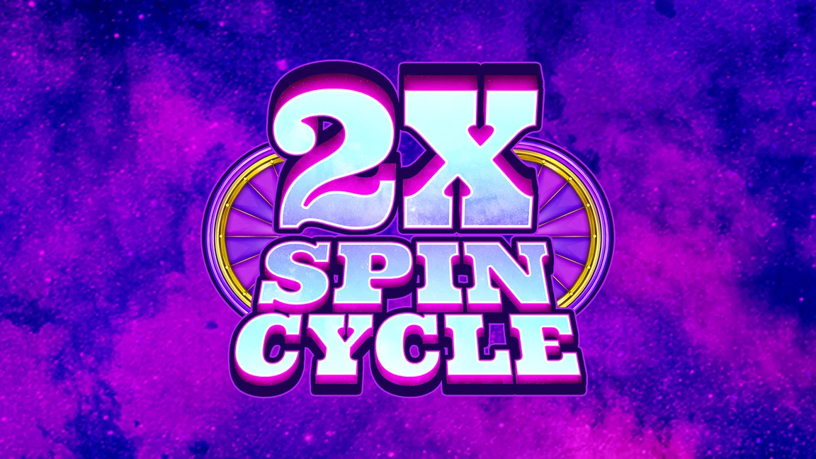 The promotional header for 2x Spin Cycle, an online slot game on Betty.ca.