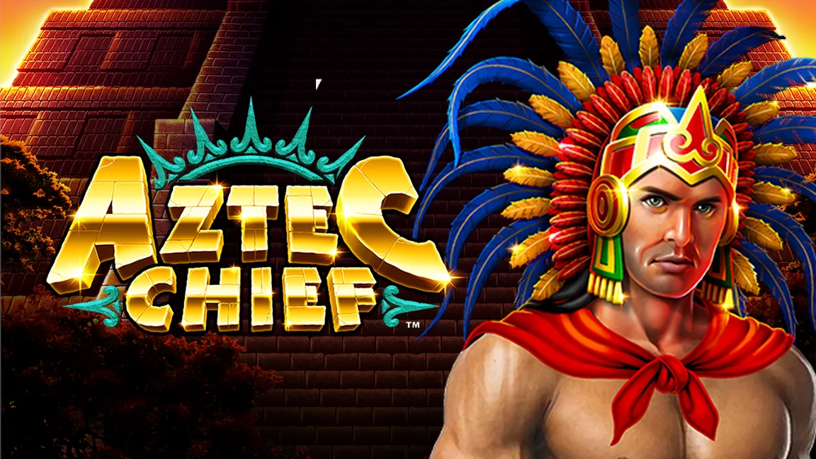The promotional header for Aztec Chief, an online slot game on Betty.ca.