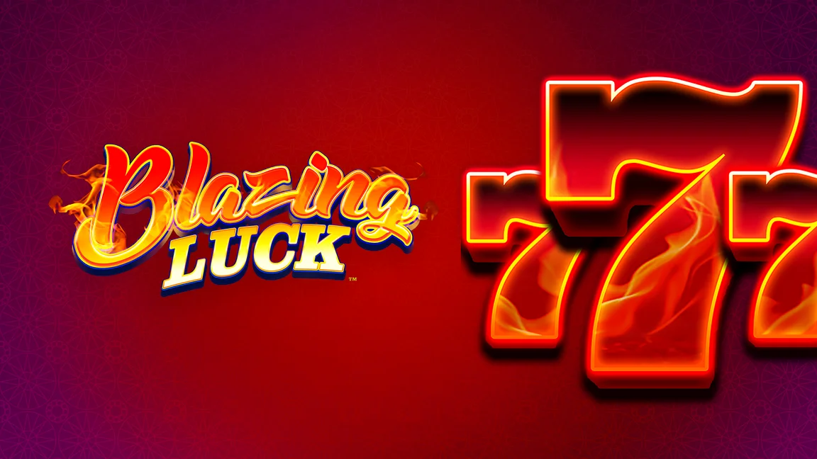The promotional header for Blazing Luck, an online slot game on Betty.ca.