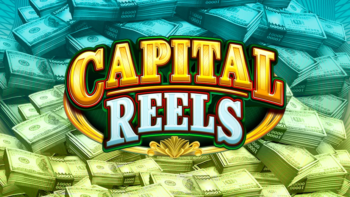 The promotional header for Capital Reels, an online slot game on Betty.ca.