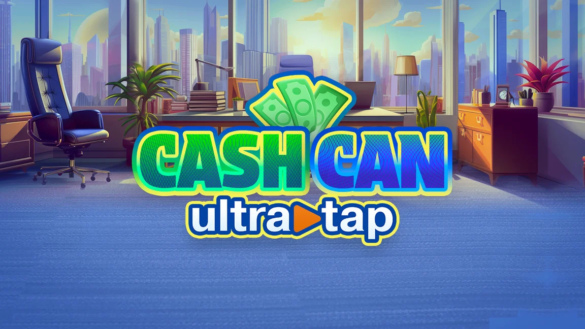 The promotional header for Cash Can UltraTap, an online slot game on Betty.ca.