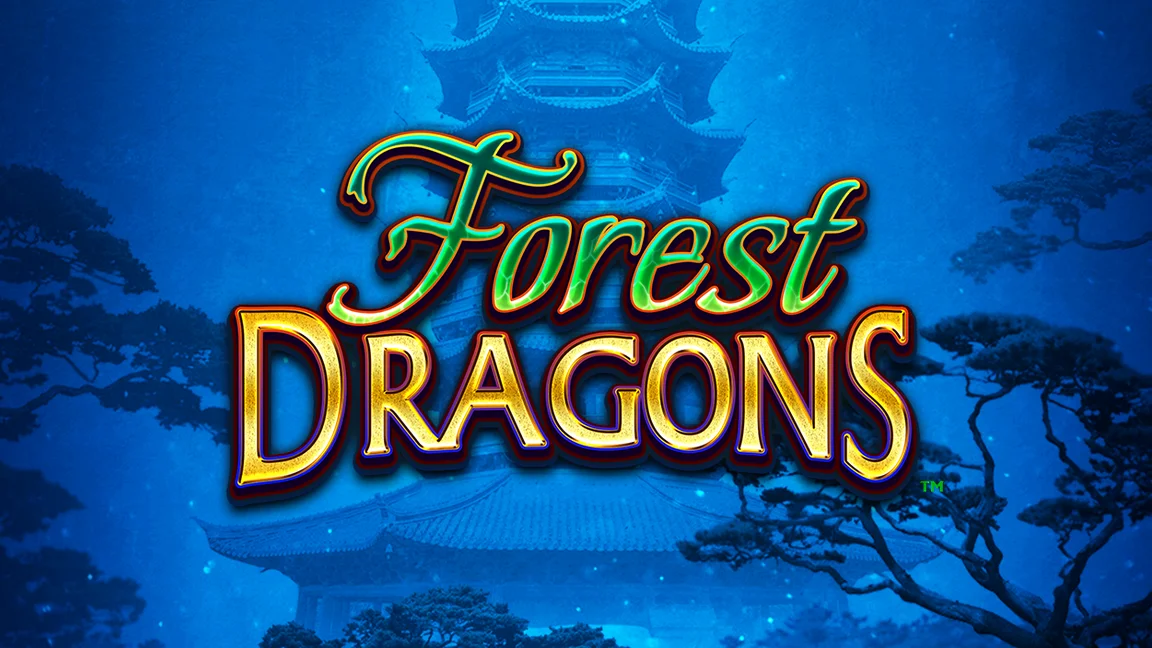 The promotional header for Forest Dragons, an online slot game on Betty.ca.