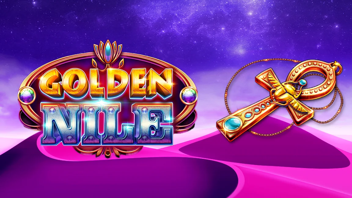 The promotional header for Golden Nile, an online slot game on Betty.ca.