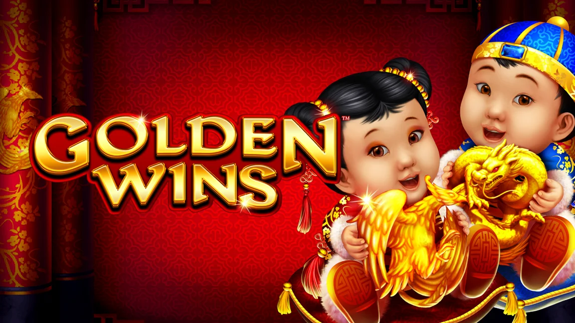 The promotional header for Golden Wins, an online slot game on Betty.ca.