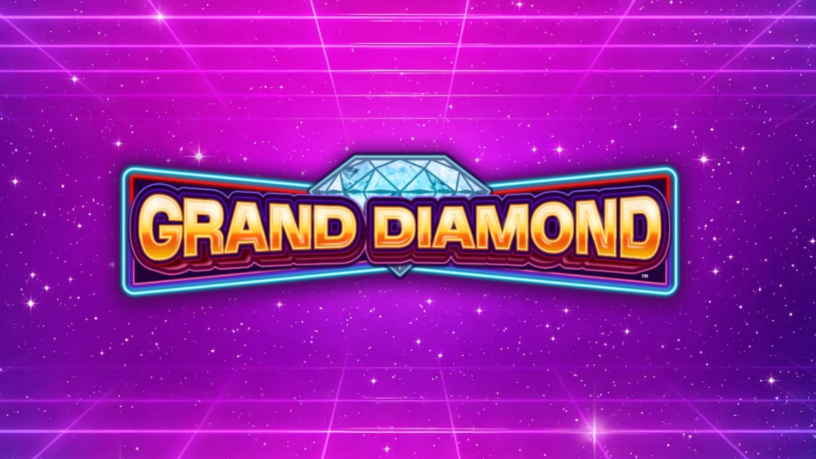 The promotional header for Grand Diamond, an online slot game on Betty.ca.