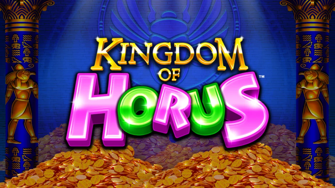 The promotional header for Kingdom of Horus, an online slot game on Betty.ca.