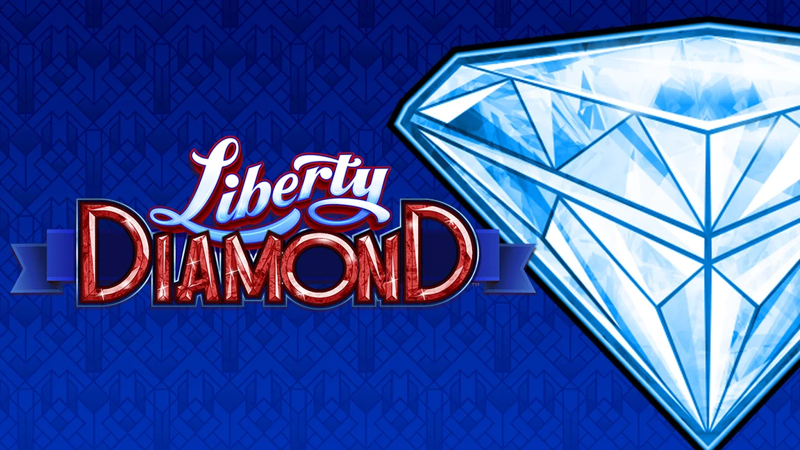 The promotional header for Liberty Diamond, an online slot game on Betty.ca.