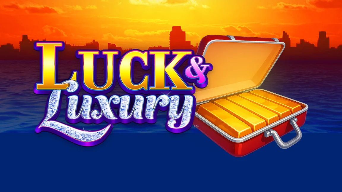 The promotional header for Luck and Luxury, an online slot game on Betty.ca.