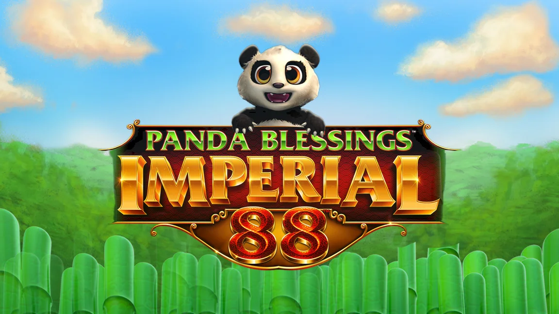 The promotional header for Panda Blessing, an online slot game on Betty.ca.