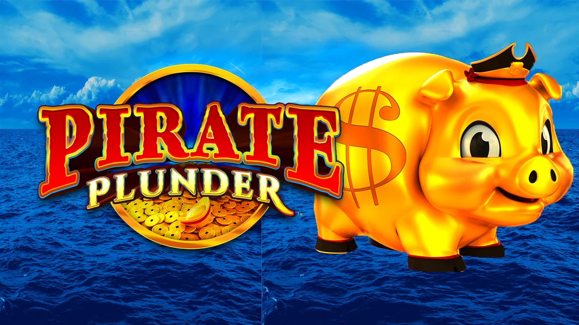 The promotional header for Pirate Plunder, an online slot game on Betty.ca.