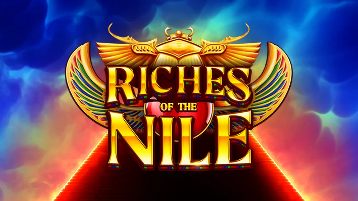 The promotional header for Riches of the Nile, an online slot game on Betty.ca.