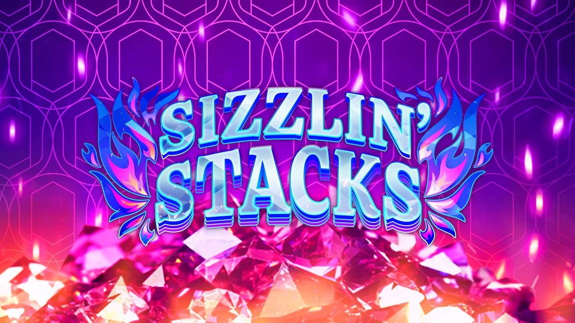 The promotional header for Sizzlin' Stacks, an online slot game on Betty.ca.