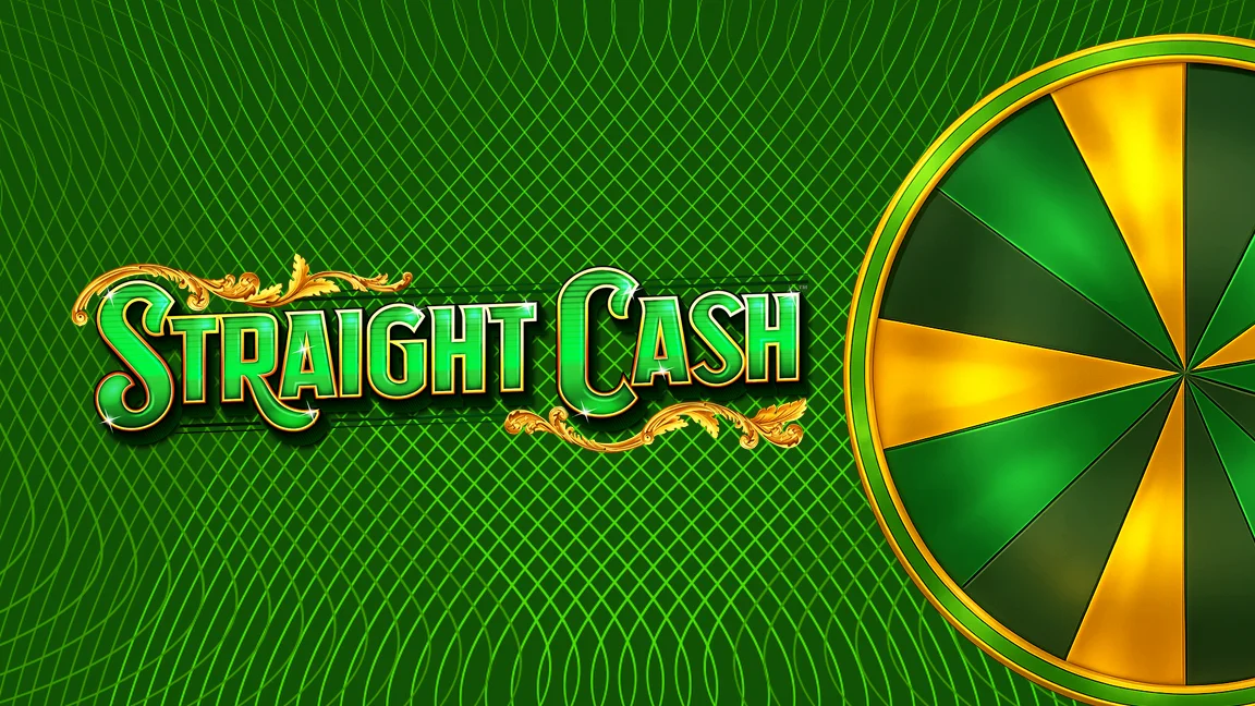 The promotional header for Straight Cash, an online slot game on Betty.ca.