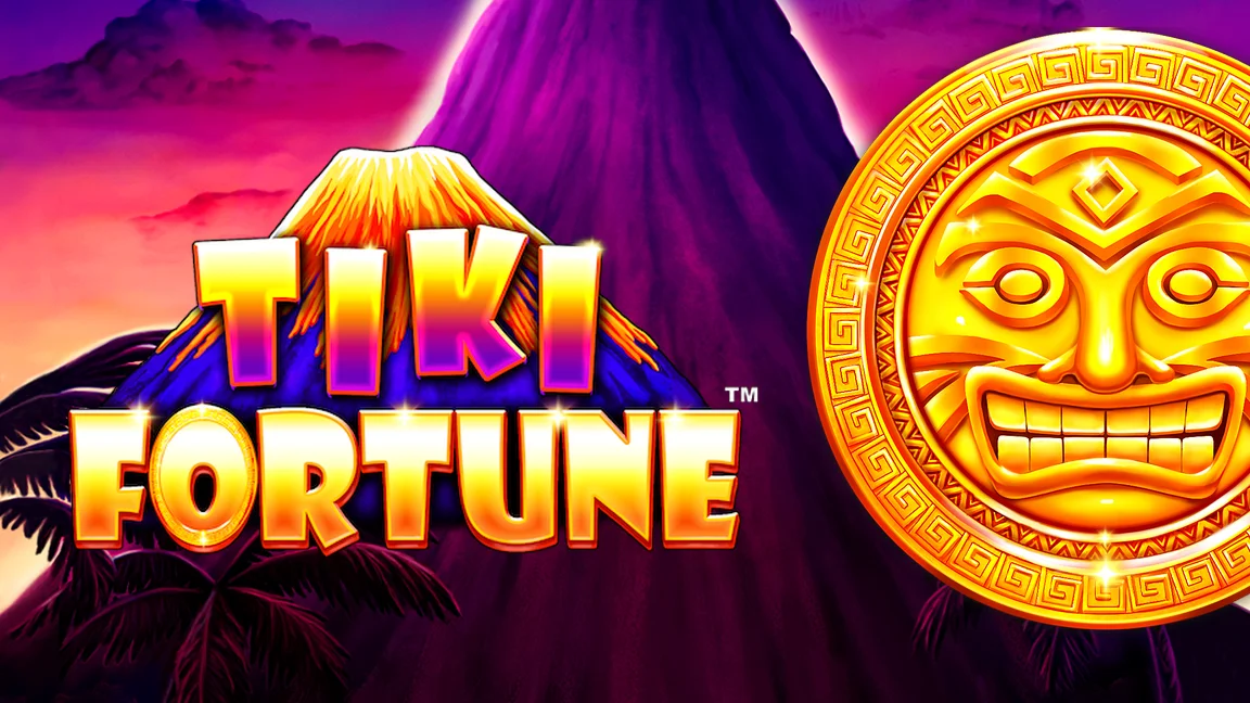 The promotional header for Tiki Fortune, an online slot game on Betty.ca.