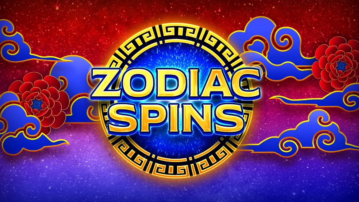 The promotional header for Zodiac Spins, an online slot game on Betty.ca.