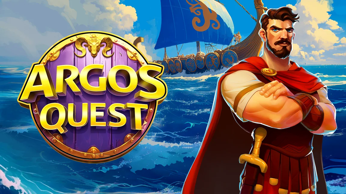 The promotional header for Argos Quest, an online slot game on Betty.ca.