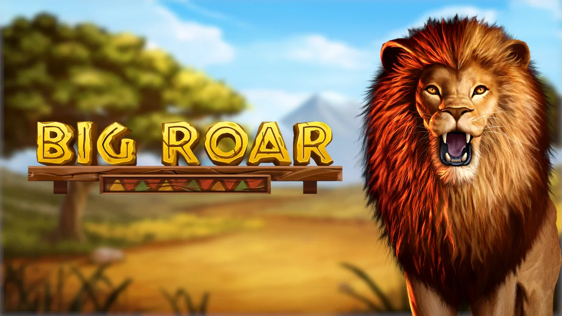 The promotional header for Big Roar, an online slot game on Betty.ca.