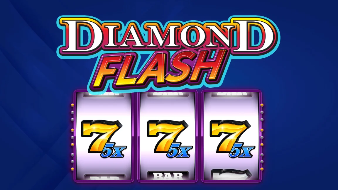 The promotional header for Diamond Flash, an online slot game on Betty.ca.