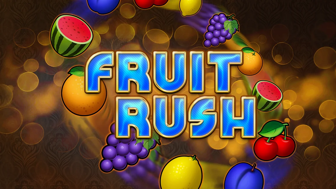 The promotional header for Fruit Rush, an online slot game on Betty.ca.