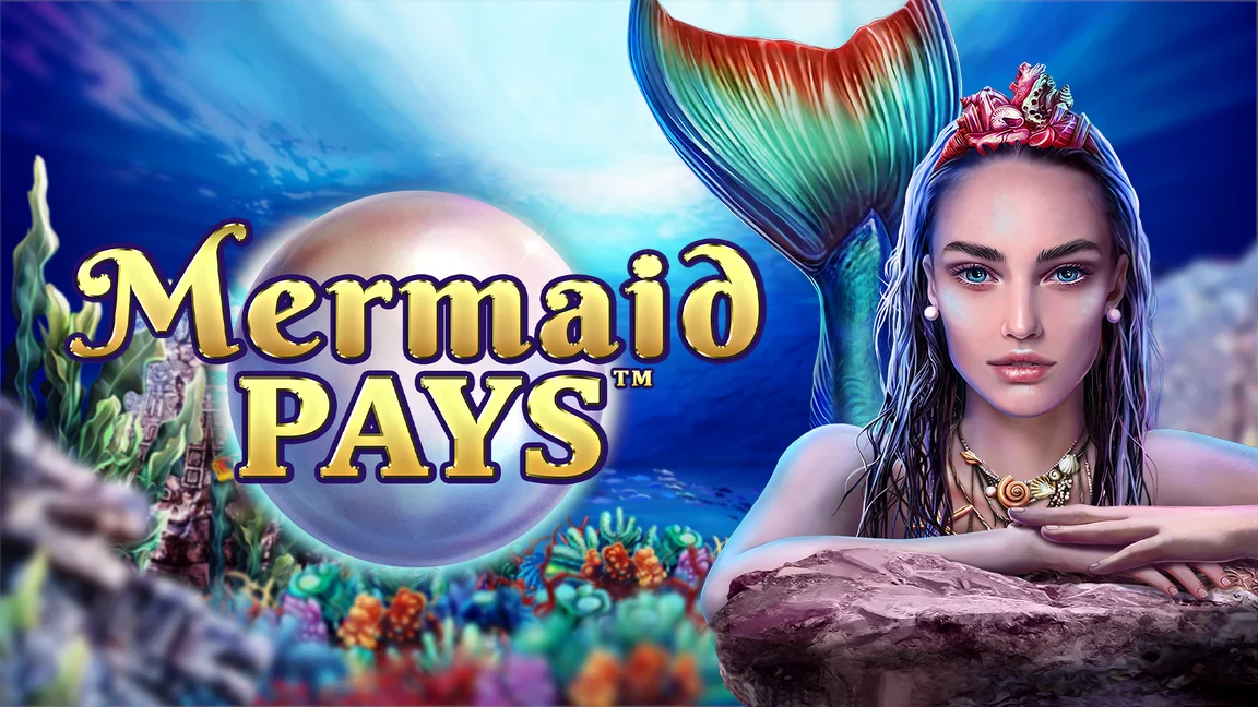 The promotional header for Mermaid Pays, an online slot game on Betty.ca.