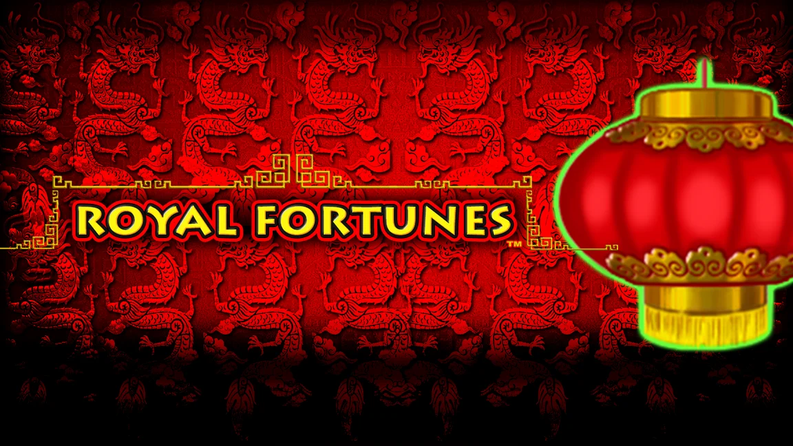 The promotional header for Royal Fortunes, an online slot game on Betty.ca.