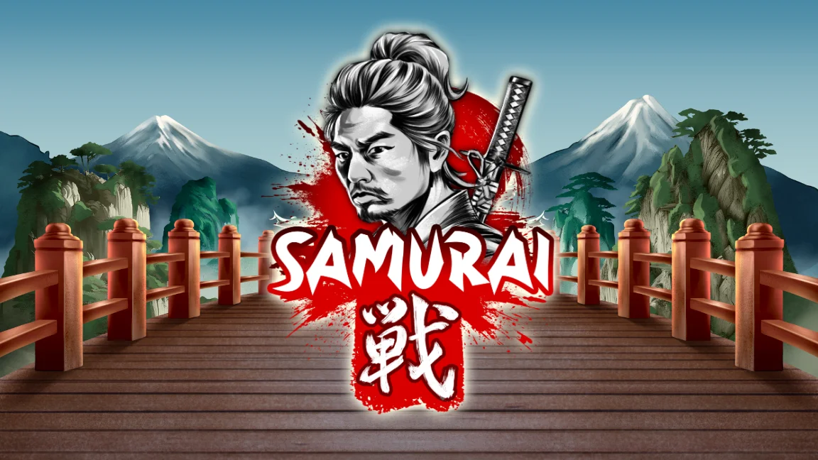 The promotional header for Samurai Ikusa, an online slot game on Betty.ca.