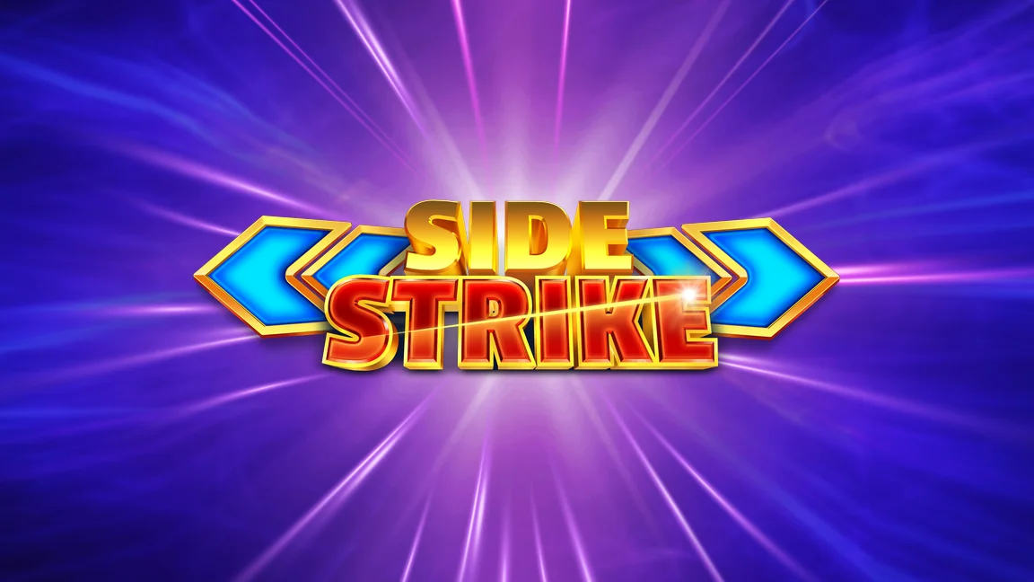 The promotional header for Side Strike, an online slot game on Betty.ca.