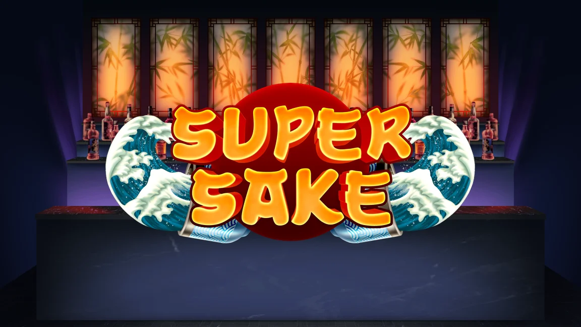 The promotional header for Super Sake, an online slot game on Betty.ca.