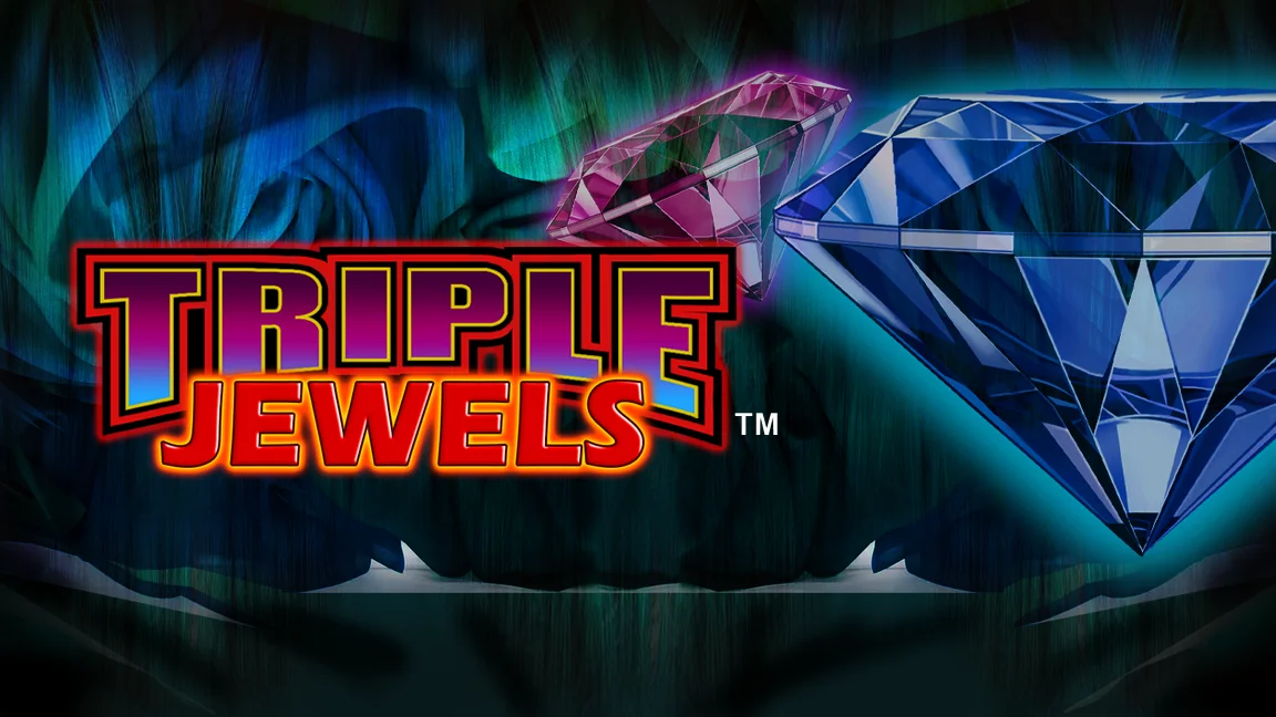 The promotional header for Triple Jewels, an online slot game on Betty.ca.