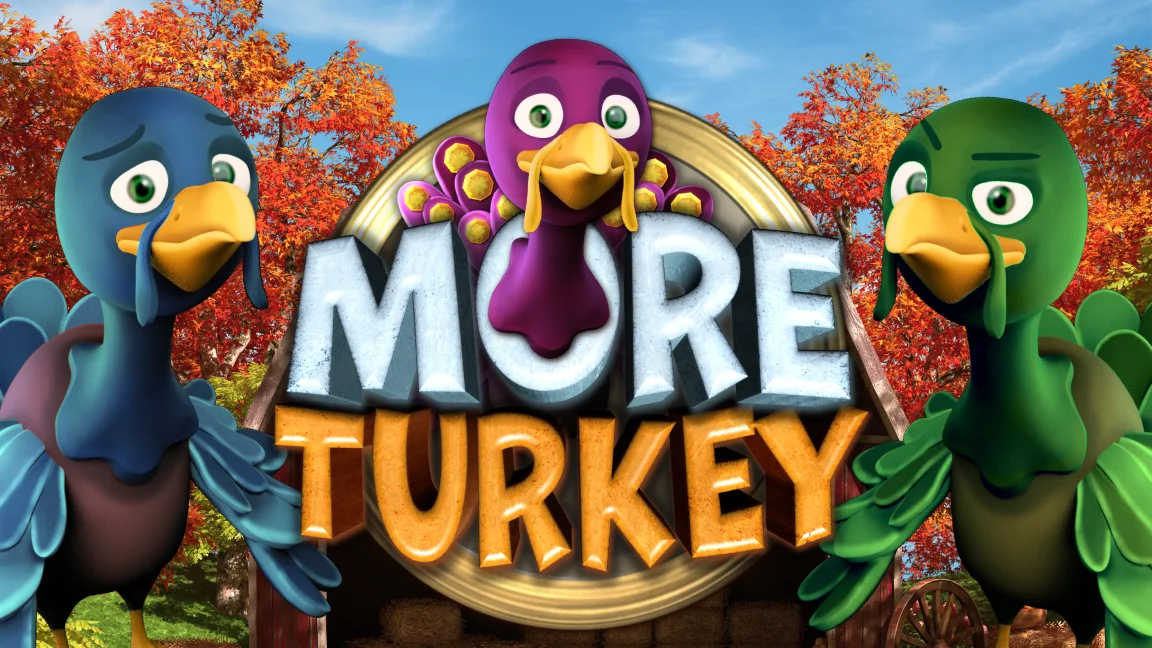 The promotional header for More Turkey, an online slot game on Betty.ca.