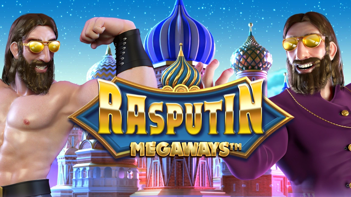 The promotional header for Rasputin Megaways, an online slot game on Betty.ca.