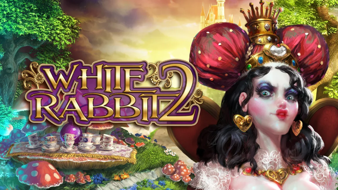The promotional header for White Rabbit 2, an online slot game on Betty.ca.