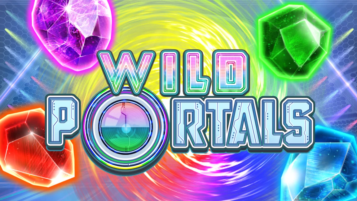The promotional header for Wild Portals, an online slot game on Betty.ca.