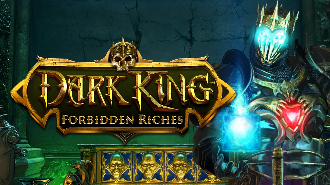The promotional header for Dark King: Forbidden Riches™, an online slot game on Betty.ca.