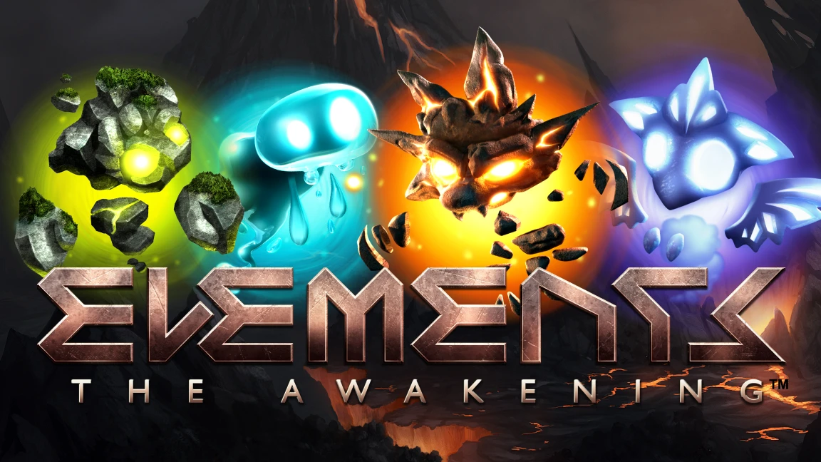 The promotional header for Elements: The Awakening™, an online slot game on Betty.ca.