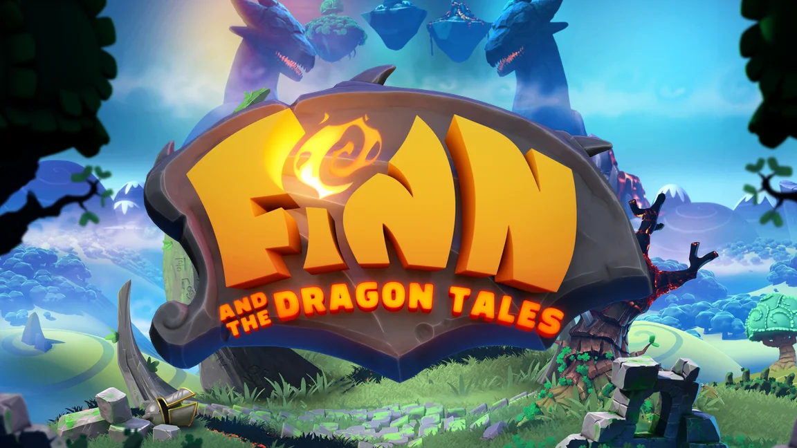The promotional header for Finn and the Dragon Tales, an online slot game on Betty.ca.