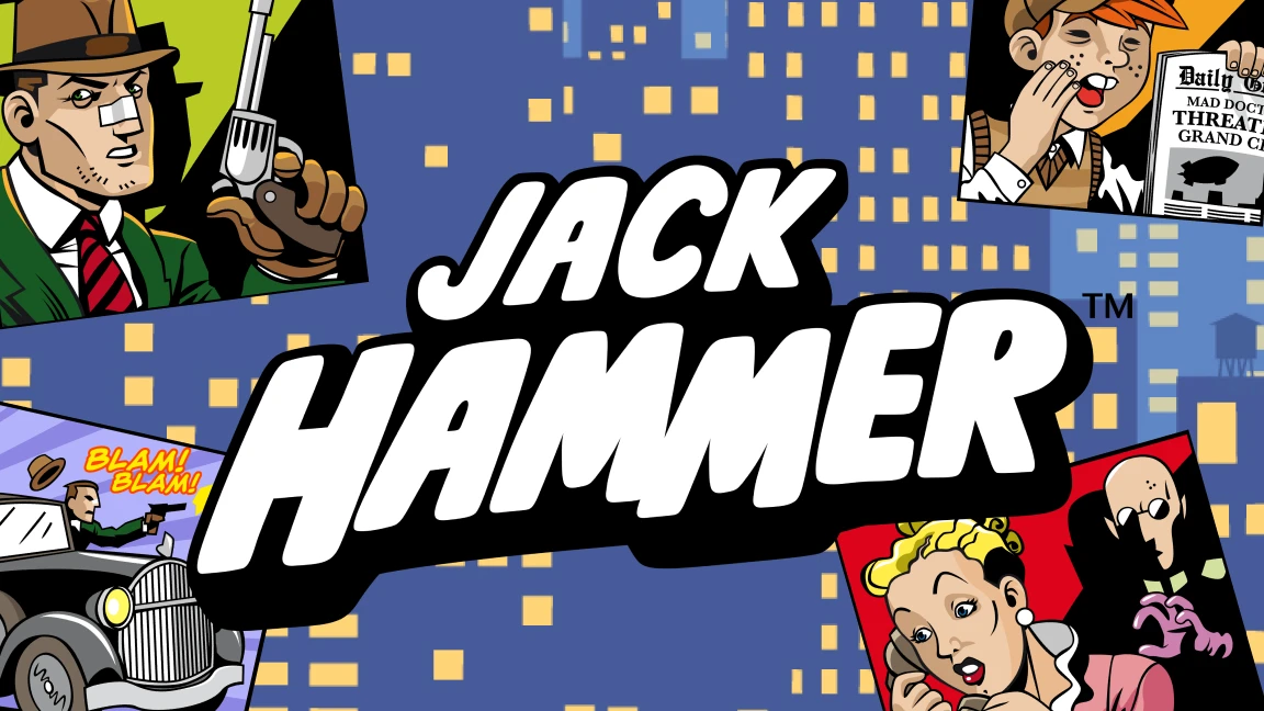 The promotional header for Jack Hammer™, an online slot game on Betty.ca.