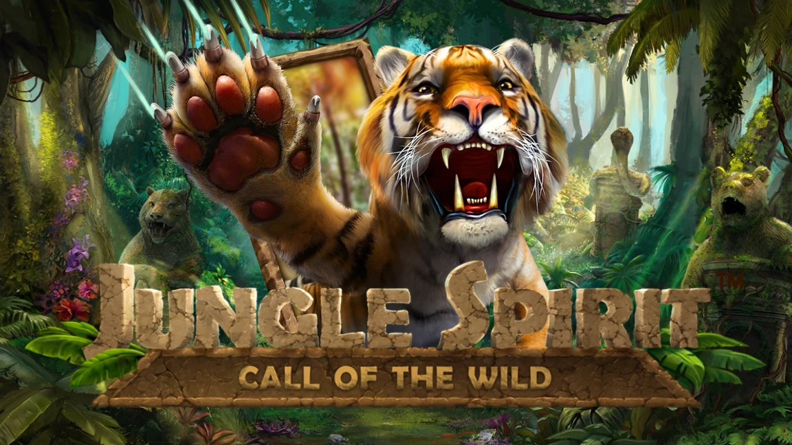 The promotional header for Jungle Spirit: Call of the Wild™, an online slot game on Betty.ca.