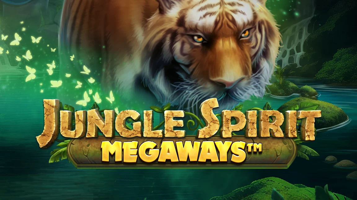 The promotional header for Jungle Spirit Megaways, an online slot game on Betty.ca.