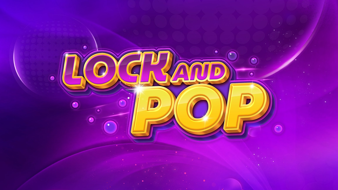 The promotional header for Lock and Pop, an online slot game on Betty.ca.