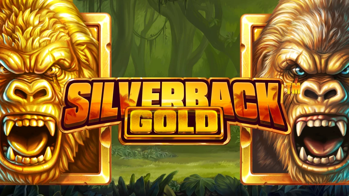 The promotional header for Silverback Gold™, an online slot game on Betty.ca.